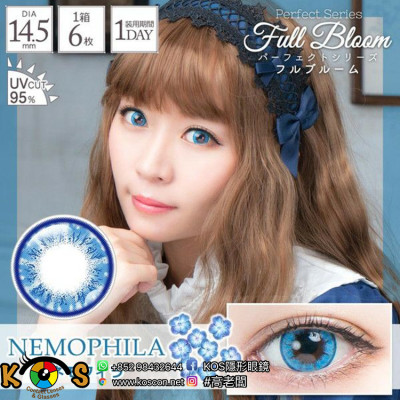 PerfectSeries 1Day Full Bloom Nemophila パーフェクトシリーズワンデー フルブルーム ネモフィラ PerfectSeries 1Day Full Bloom Nemophila パーフェクトシリーズワンデー フルブルーム ネモフィラ